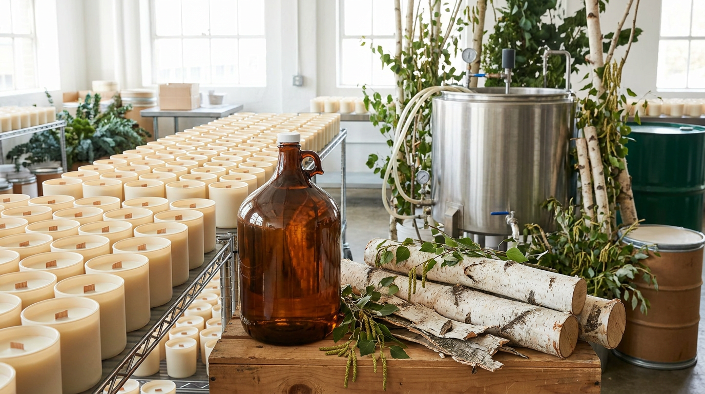 Birch Essential Oil for Candle Manufacturing
