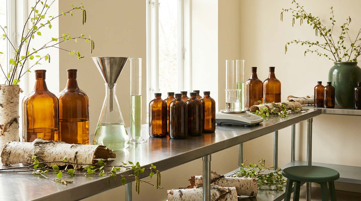 Birch Essential Oil for Perfumery and Fragrance Houses