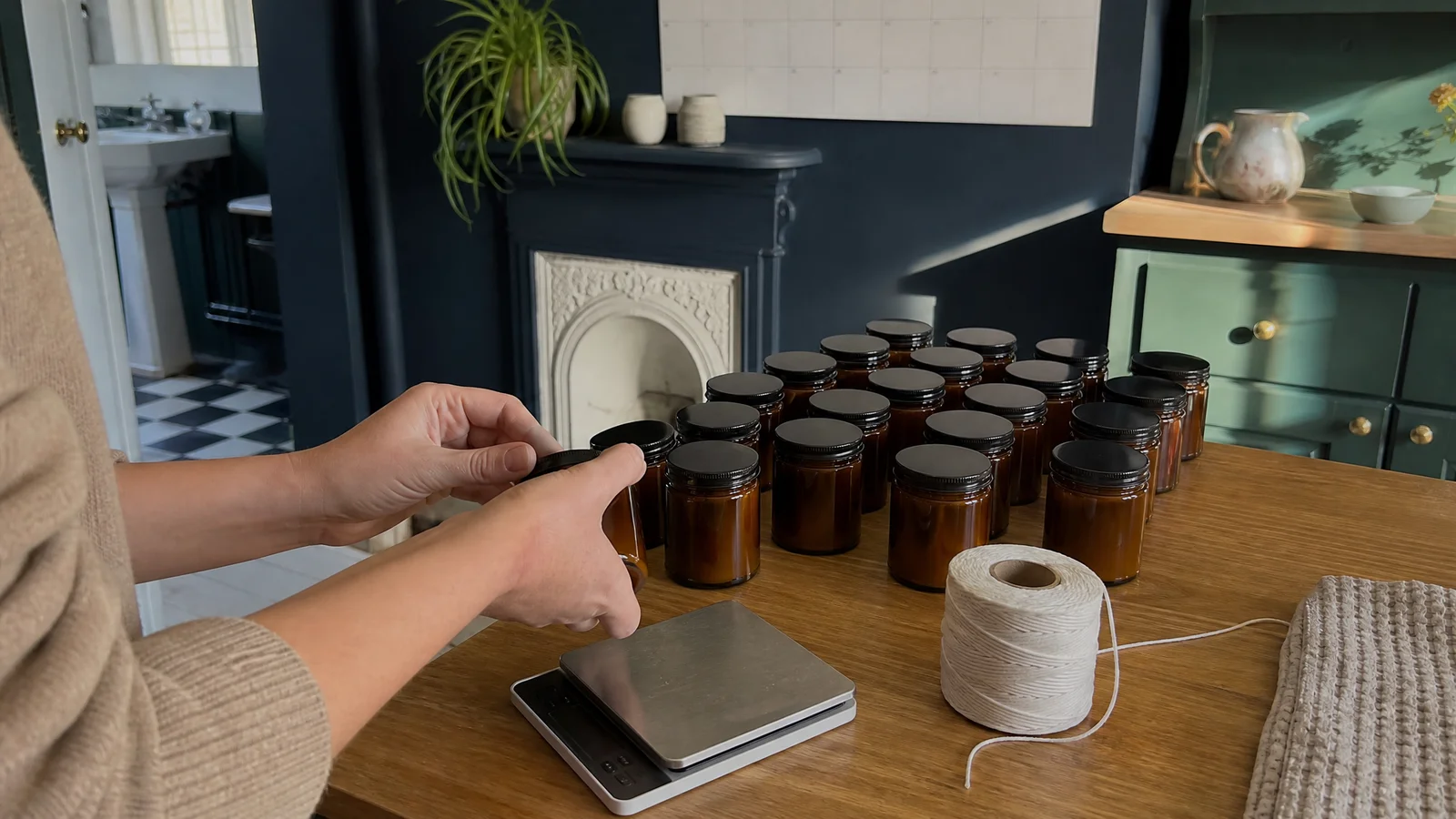 Holiday Candle Line With Birch: A Production Calendar