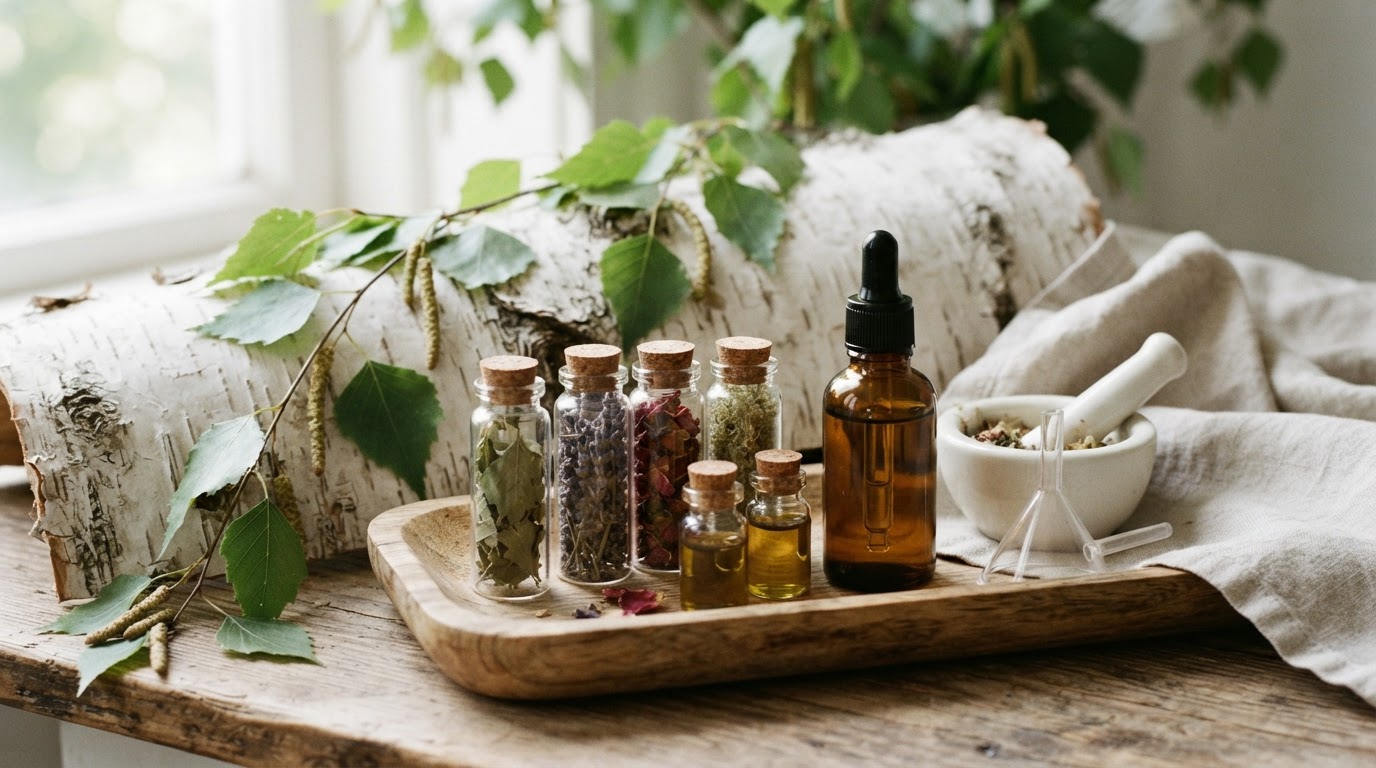 How to Build a Birch Sauna-Inspired Aromatic Steam Blend at Home